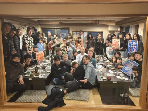 昨年の忘年会の様子